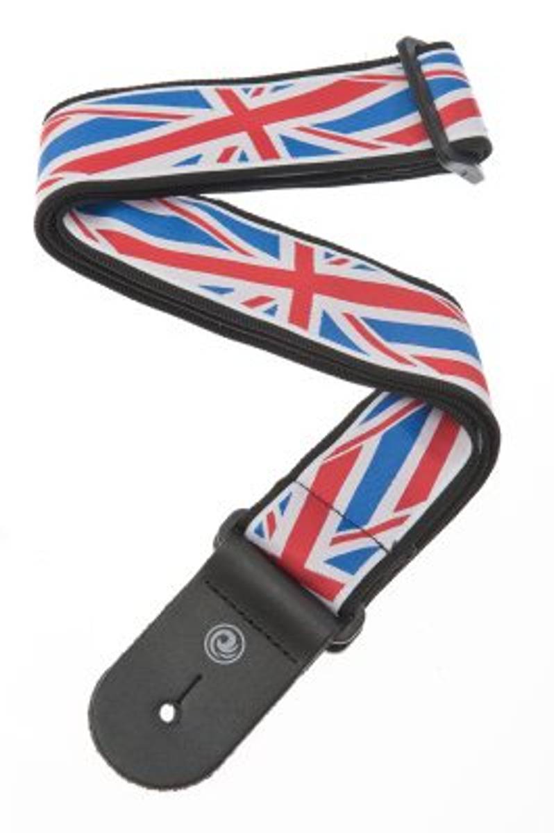 DADDARIO Gitarrem Woven Union Jack 50mm 50A11