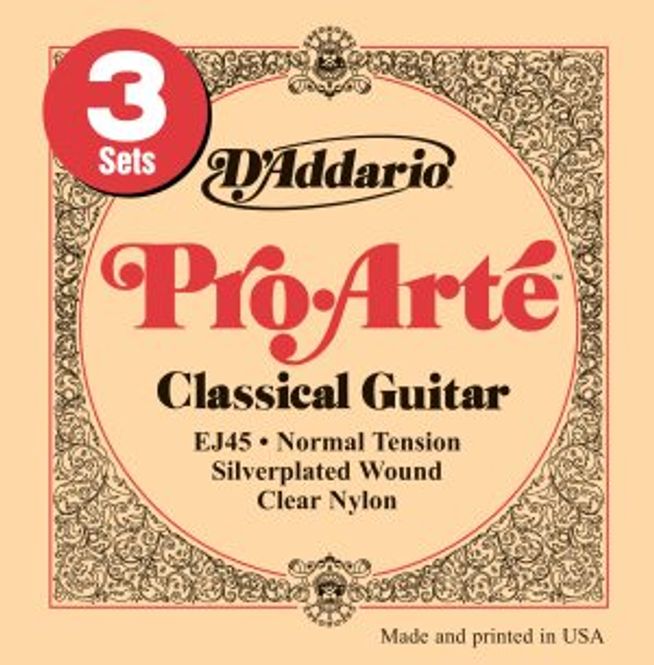 Hovedbilde DADDARIO EJ45-3D Strengesett Klassisk Gitar