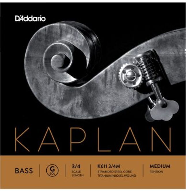 Hovedbilde DADDARIO Kaplan K611 G-Streng Kontrabass 3/4M