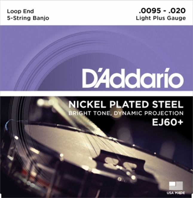 Hovedbilde DADDARIO EJ60+ Strengesett Banjo