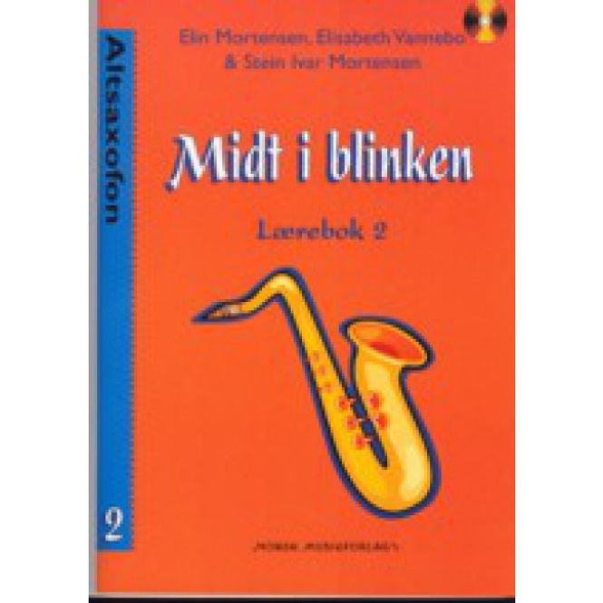 Hovedbilde Midt i Blinken Altsax Bok 2