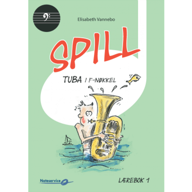 Hovedbilde Spill Tuba C i F nøkkel Bok 1