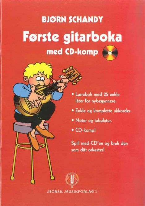 Hovedbilde Første GitarBoka med CD-komp Schandy, Bjørn