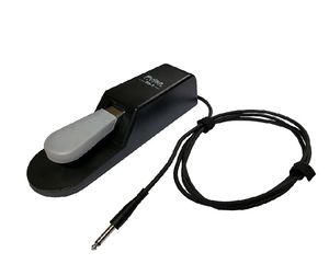Sustain pedal og Power supply