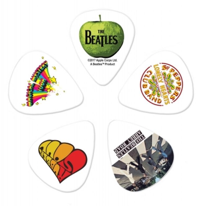 Hovedbilde DADDARIO 1CWH6-10B3 Plekterpakke The Beatles Albums Heavy gauge 10 pcs