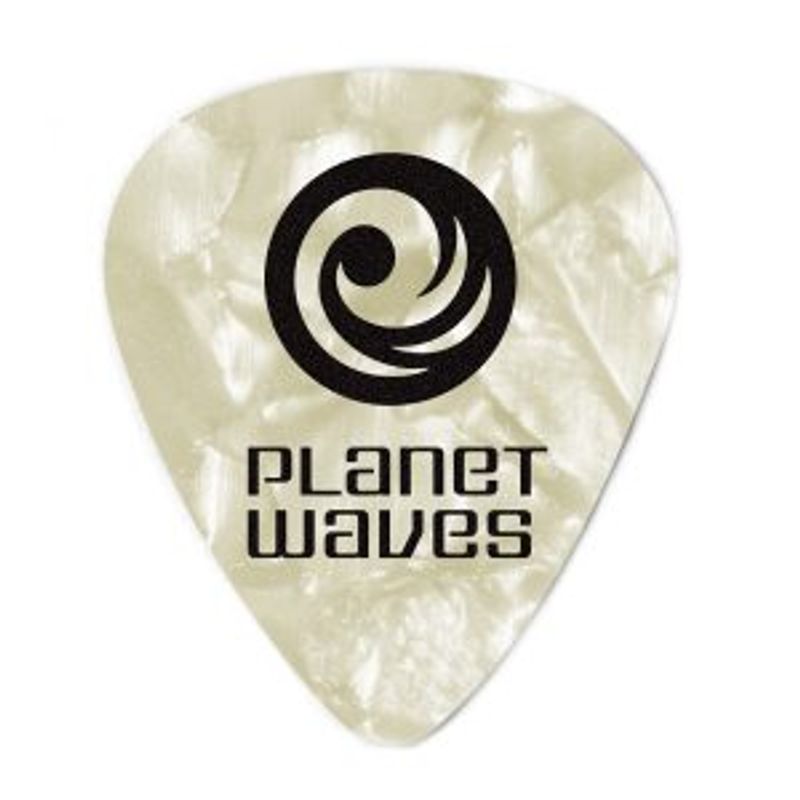 DADDARIO 1CWP6-25 Plekterpakke White Pearl Heavy 1,00 mm 25pcs