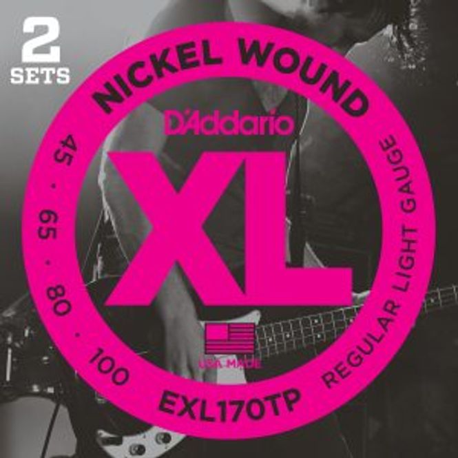 Hovedbilde DADDARIO EXL170TP Strengesett El-Bass