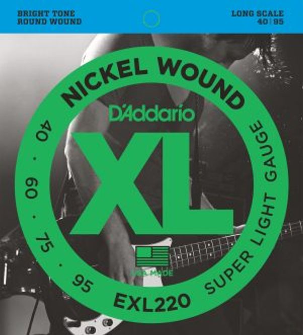 Hovedbilde DADDARIO EXL220 Strengesett El-Bass