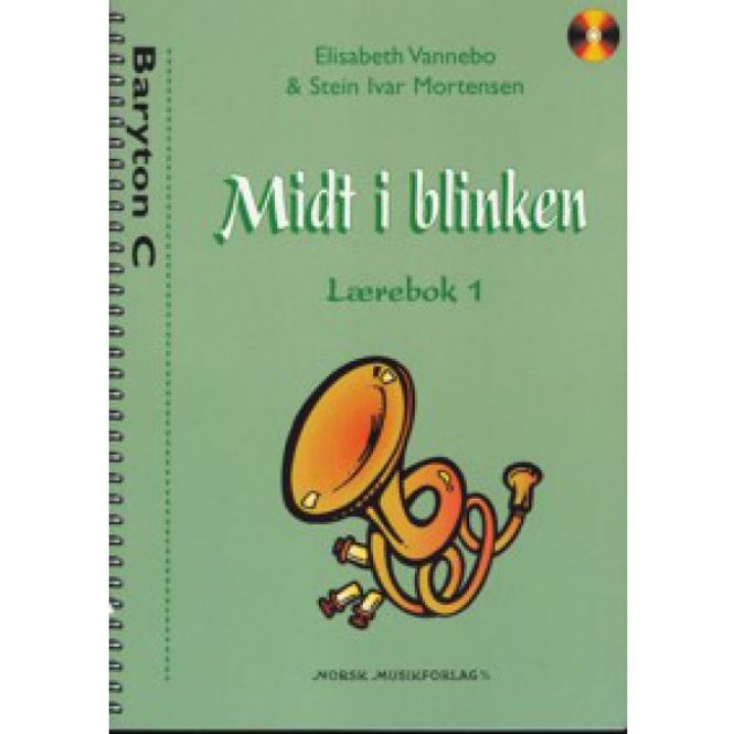 Hovedbilde Midt i Blinken Tenor og Baryton (F Nøkkel) Bok 1