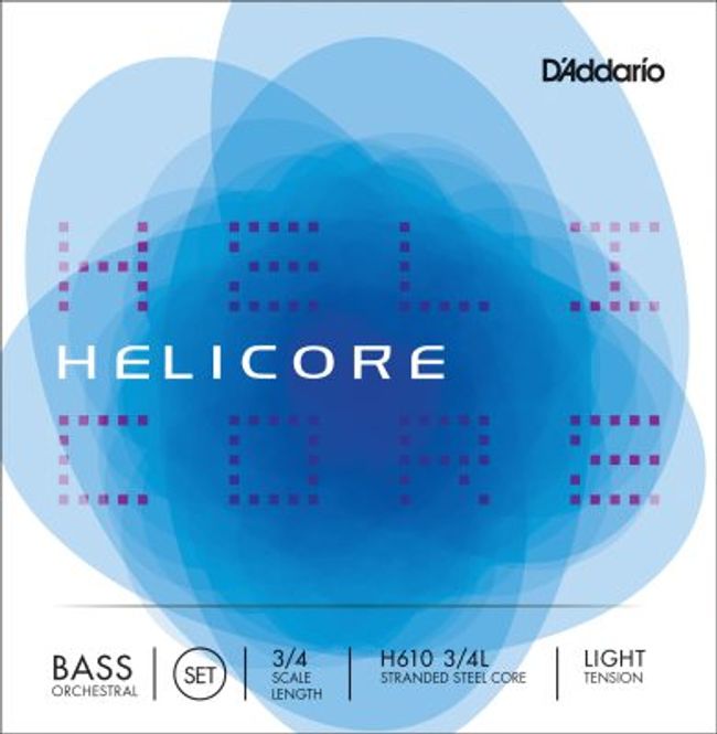 Hovedbilde DADDARI Helicore H610 Strengesett Kontrabass 3/4L