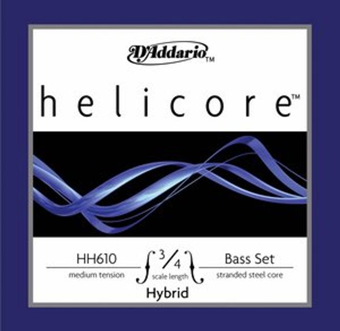 Hovedbilde DADDARI Helicore HH610 Strengesett Kontrabass Hybrid 3/4M