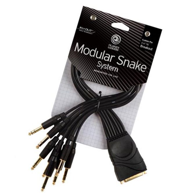 Hovedbilde DADDARIO PW-TRSB-01 Breakout Cable Jack 8 stk Stereo