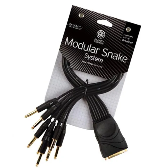 Hovedbilde DADDARIO Breakout Cable Jack 8 stk Stereo  PW-TRSB-01