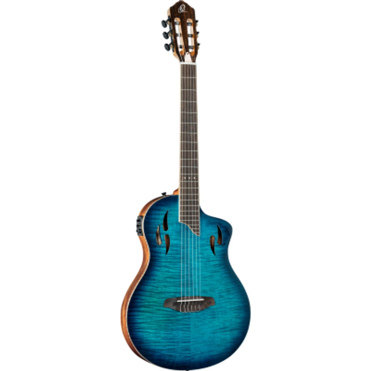 ORTEGA RTPDLX-FMA KLassisk Guitar med mic Thin Body
