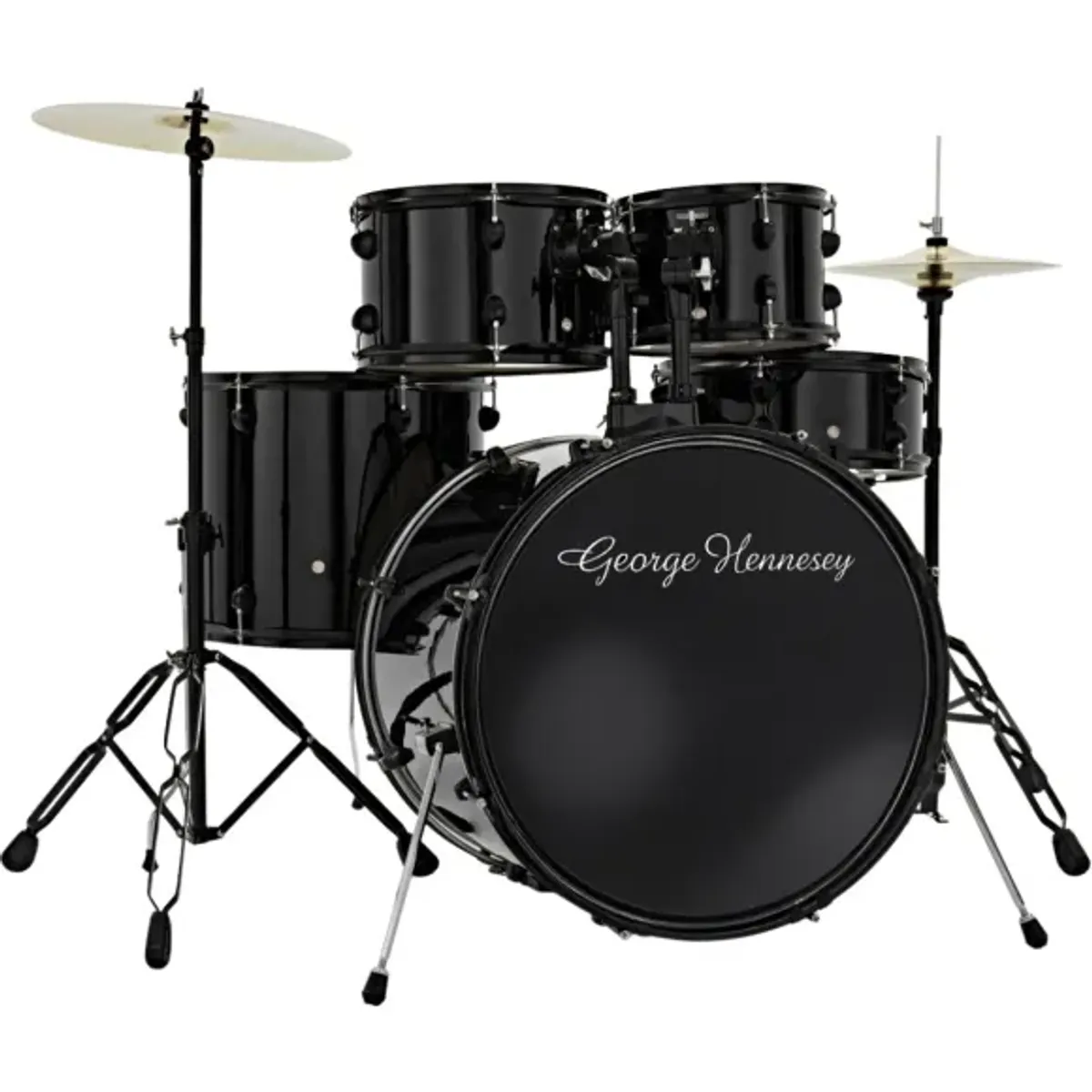 George Hennesey Sonic Velvet trommesett sort 