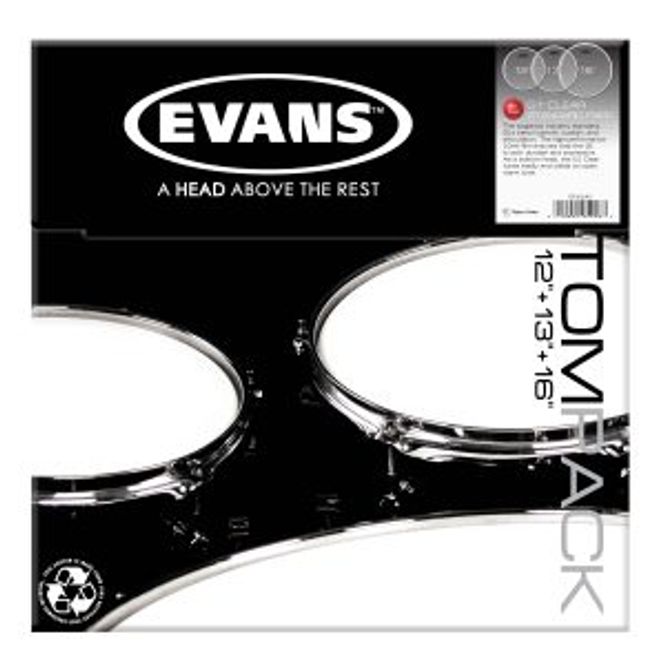 Hovedbilde EVANS ETP-G1CLR-S Tom-Tomskinn Clear 12